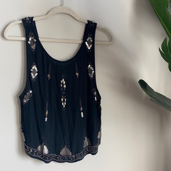Free People Tops - Free People Sequenced tank top